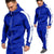 Sport Velvet Bande Tracksuit Men